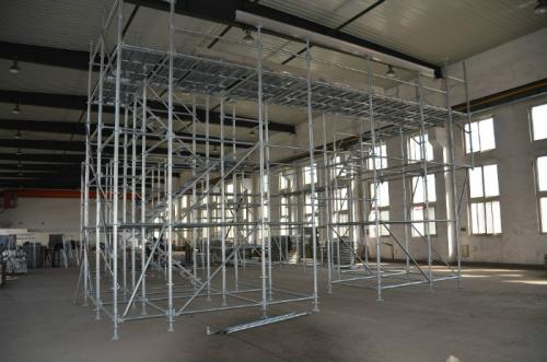 盤扣腳手架搭建實圖